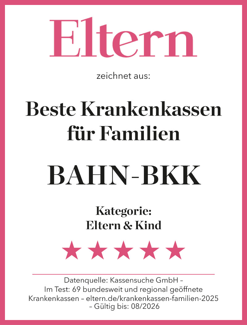 ELTERN: Siegel beste Krankenkasse Eltern & Kind